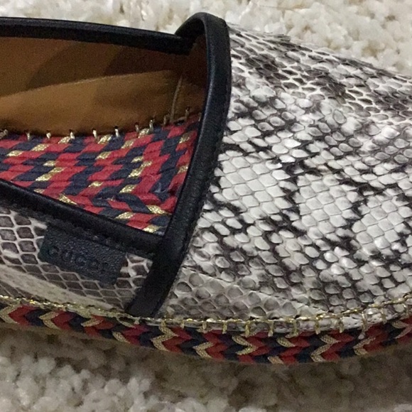 Authentic Gucci Snakeskin Espadrilles. - Picture 4 of 5
